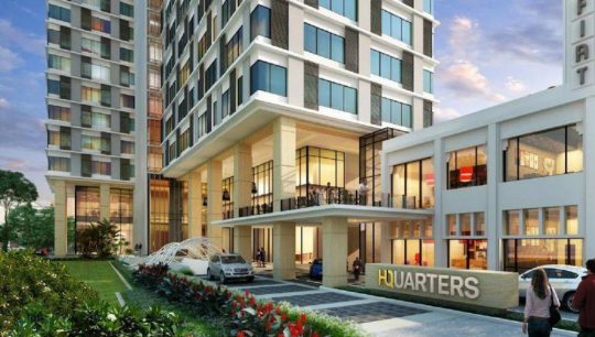 Gedung apartemen H-Quarters Business Residence