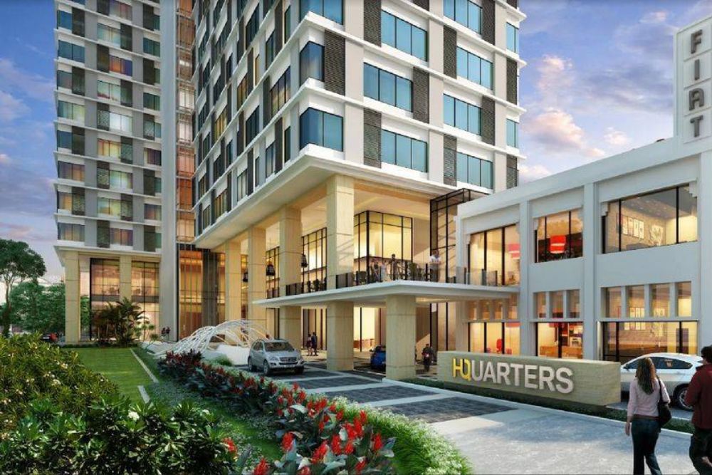 Gedung apartemen H-Quarters Business Residence